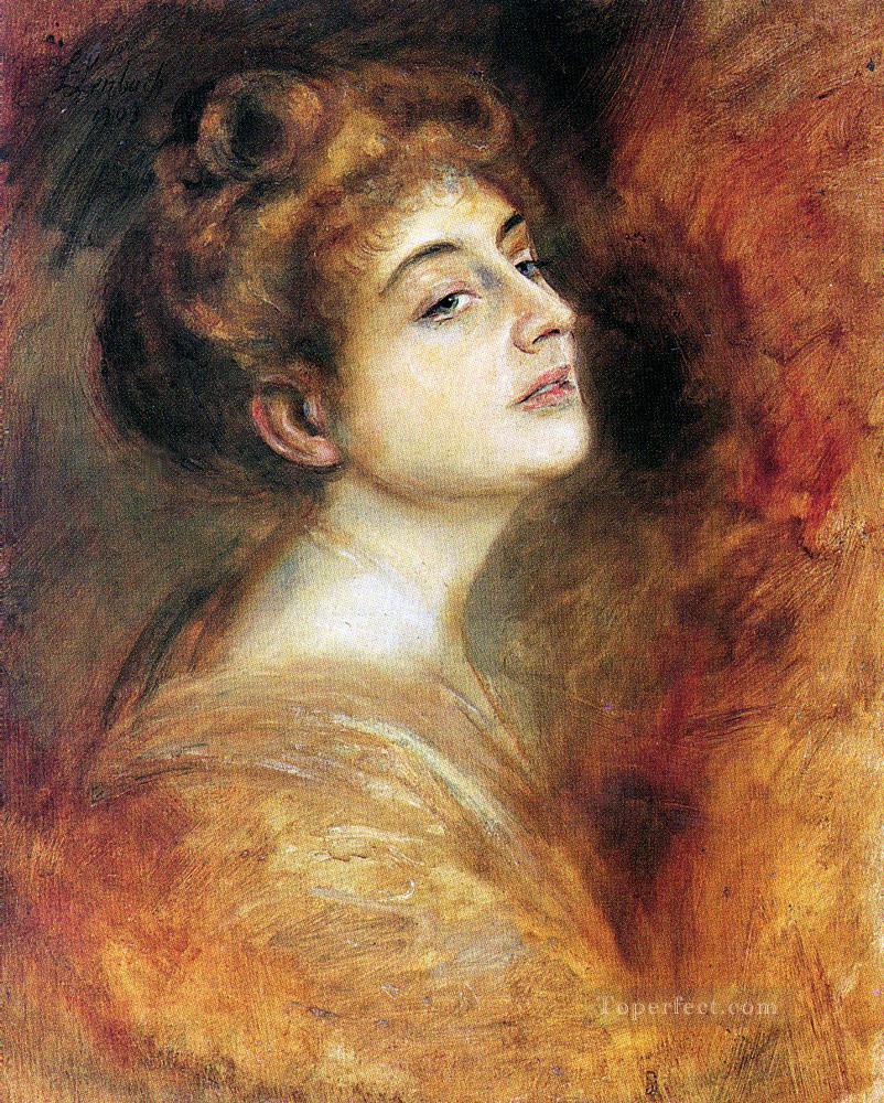 Lily Merk 1903 Franz von Lenbach Oil Paintings
